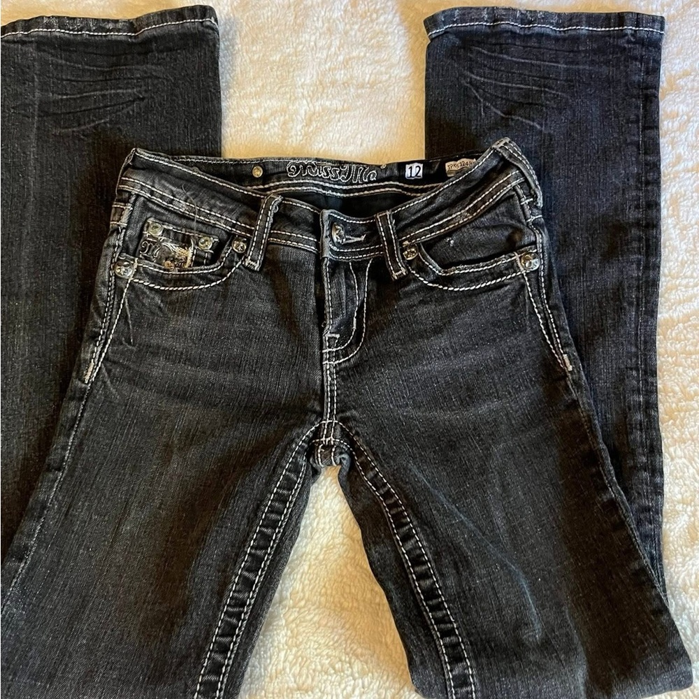 Miss Me Kids Black Jeans